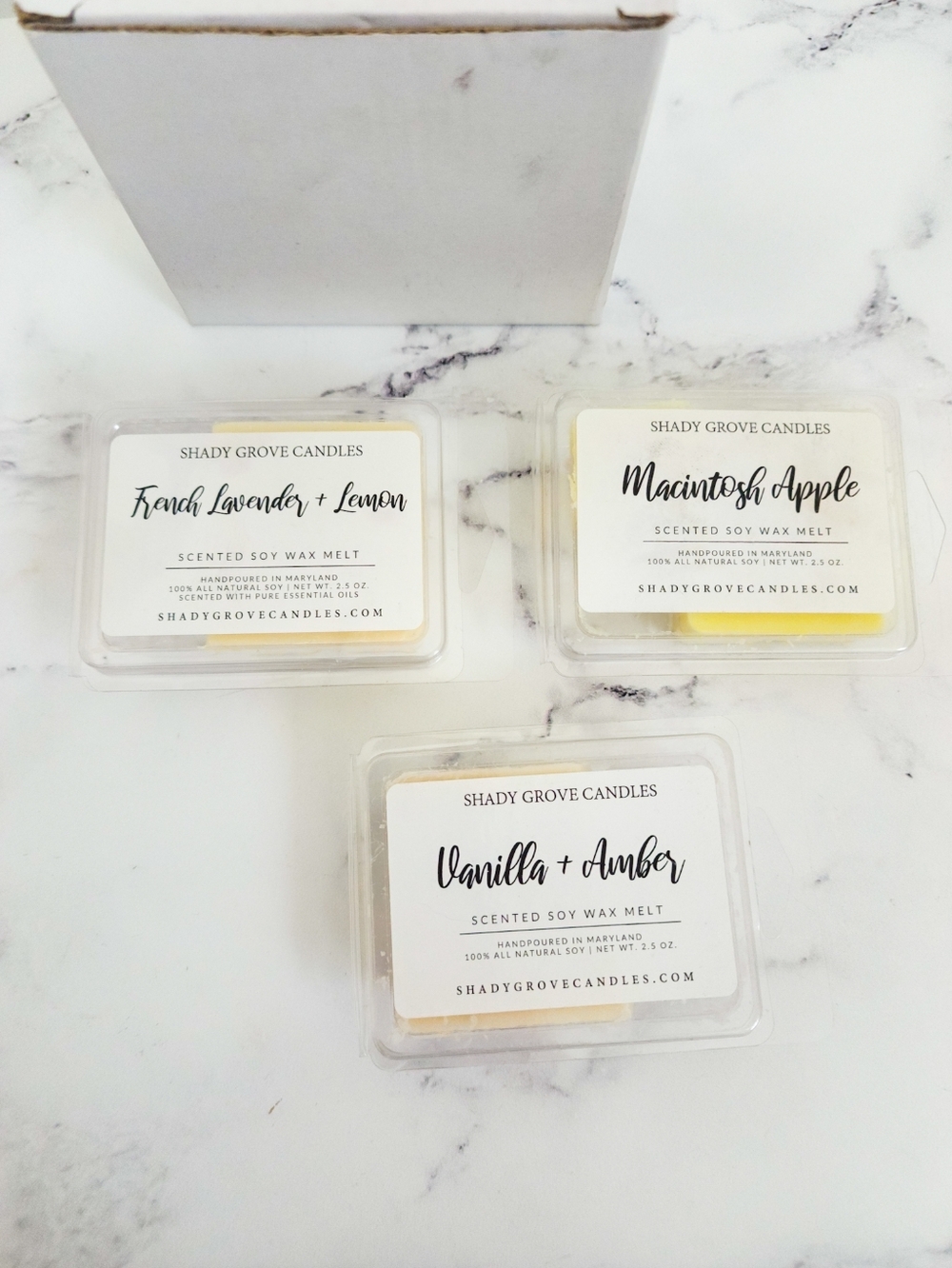 Shady Grove Candles Scented Soy Wax Melts (13 Cubes)